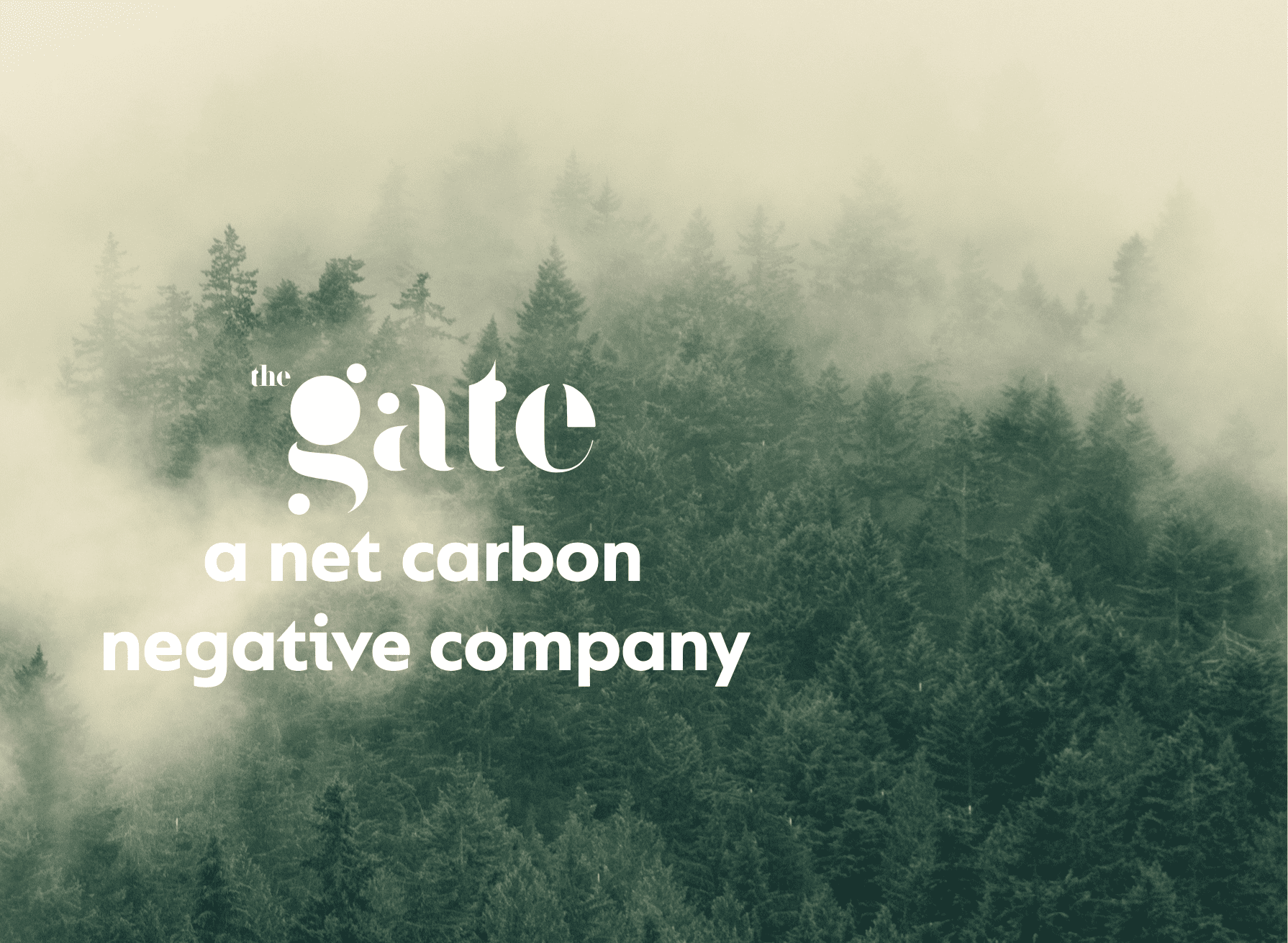 The Gate a net carbon negative company